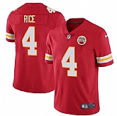 Men & Women & Youth Kansas City Chiefs #4 Rashee Rice Red Vapor Untouchable Limited Stitched Football Jersey,baseball caps,new era cap wholesale,wholesale hats